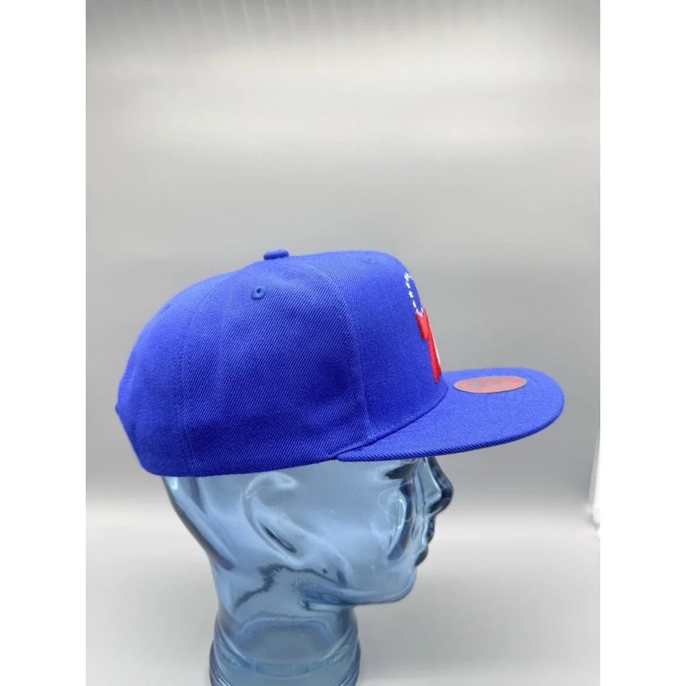 Mitchell &‎ Ness Philadelphia 76ers Team Ground 2.0 Blue Snapback Hat One Size